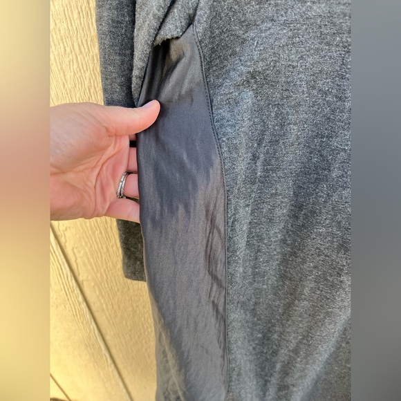 Saturday Sunday Cowl Neck Grey Dress Size Medium - Picture 3 of 7